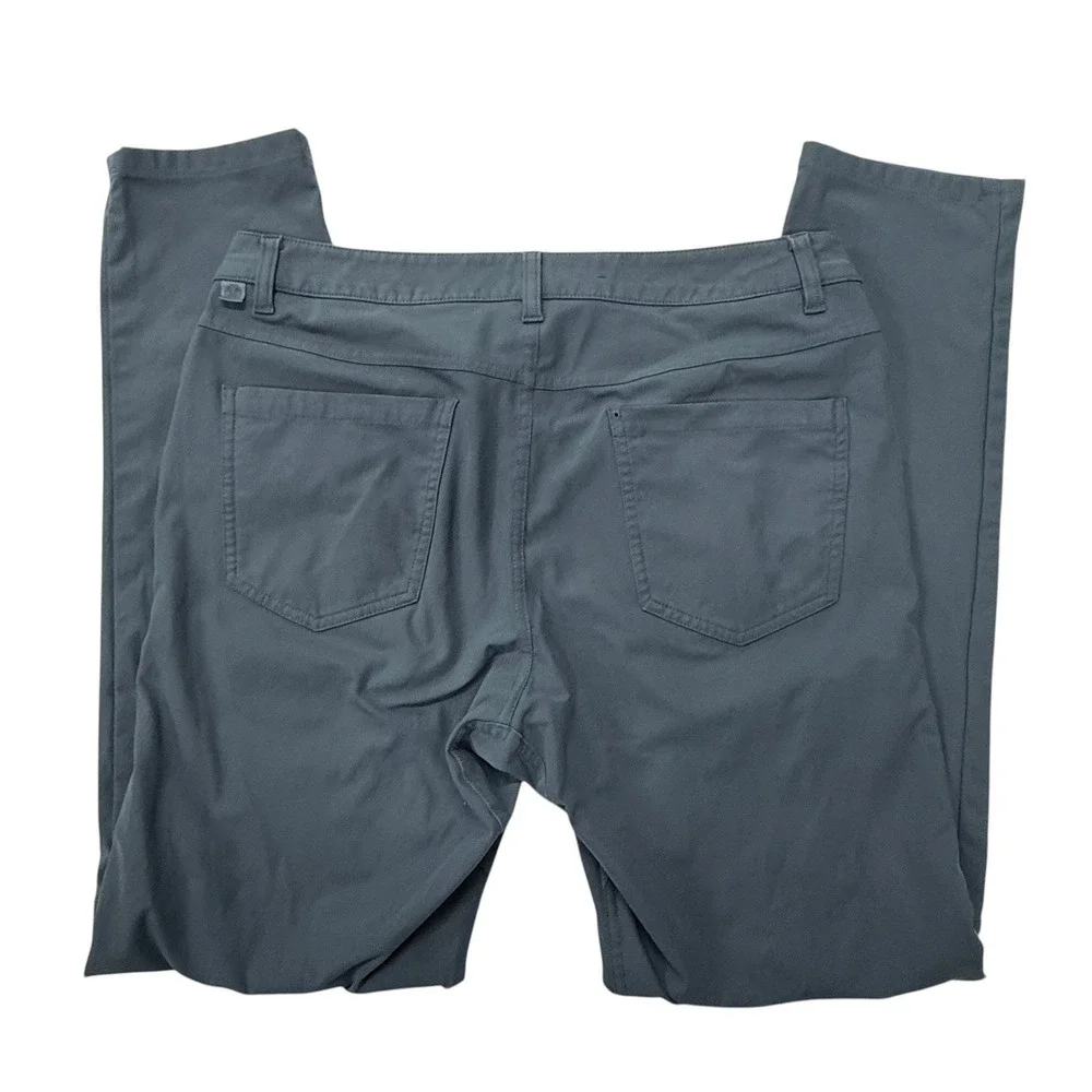Lululemon Commission Pants Mens 32 x 30‎ Blue Gray Technical Chino Trousers